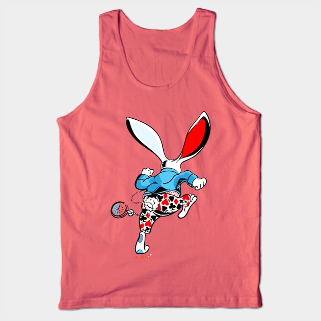 Running rabbit Tank Top by Enickma